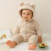 Thick Warm Infant Jumpsuits Bear Shape Newborn Pajamas Keep Warm Baby Rompers  3-9 Months