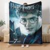 1pc Harry Potter and the Deathly Hallows Part 1 Flannel Blanket Soft Warm Throw for Home, Office, Travel, All-Season Cozy Bedding Gift L1460
