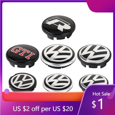 2026 Hot For VOLKSWAGEN VW 4Pc 65mm 55mm VW Car Wheel Center Cap Hubs Covers Hun Caps Accessorie For Volkswagen GTI Golf Jetta P