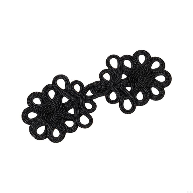 

Chinese Knots Buttons Traditional Curtain Button Chinese Frogs Closure Button чорний