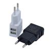 5V 2A USB-Ladegerät Reise Wandladestecker Mobiltelefon Dual-USB-Ladegerät AC-Adapter Tragbar EU-Stecker Für iPhone Xiaomi Samsung