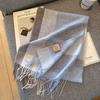 100% Wool Plaid Scarf Men Women Winter Warm Knit Short Shawl Unisex Fashion Accessory