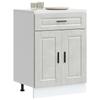 Kitchen Base Cabinet, Porto, Concrete Gray