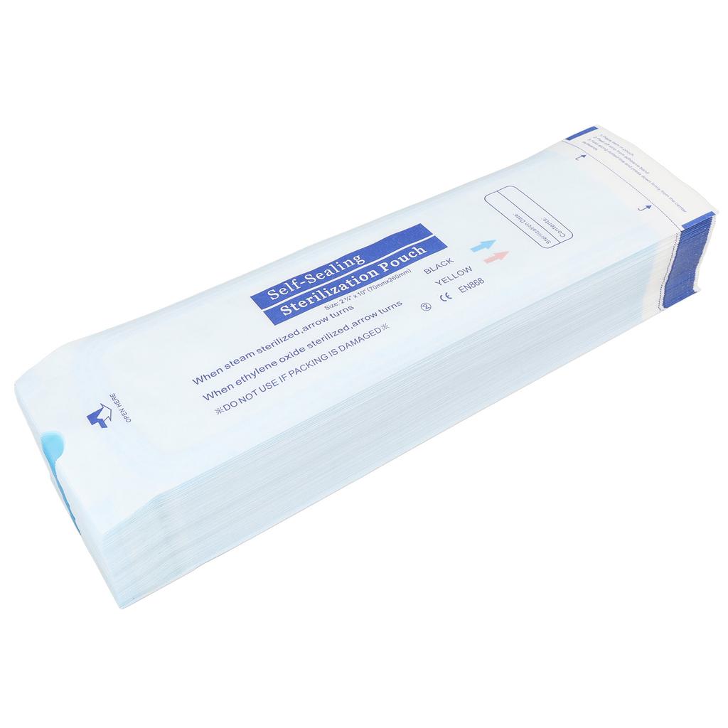 200pcs Self  Ing Bag Disposable Self  Ing Pouch Waterpoorf Dustproof Bag for   Cosmetic Food Laboratory