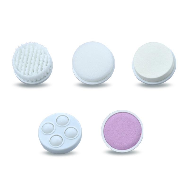 1Pc  Electric 5-in-1 Facial Cleanser Face Brush Multifunctional Rotary Beauty Instrument Pore Cleaner Face Machine
