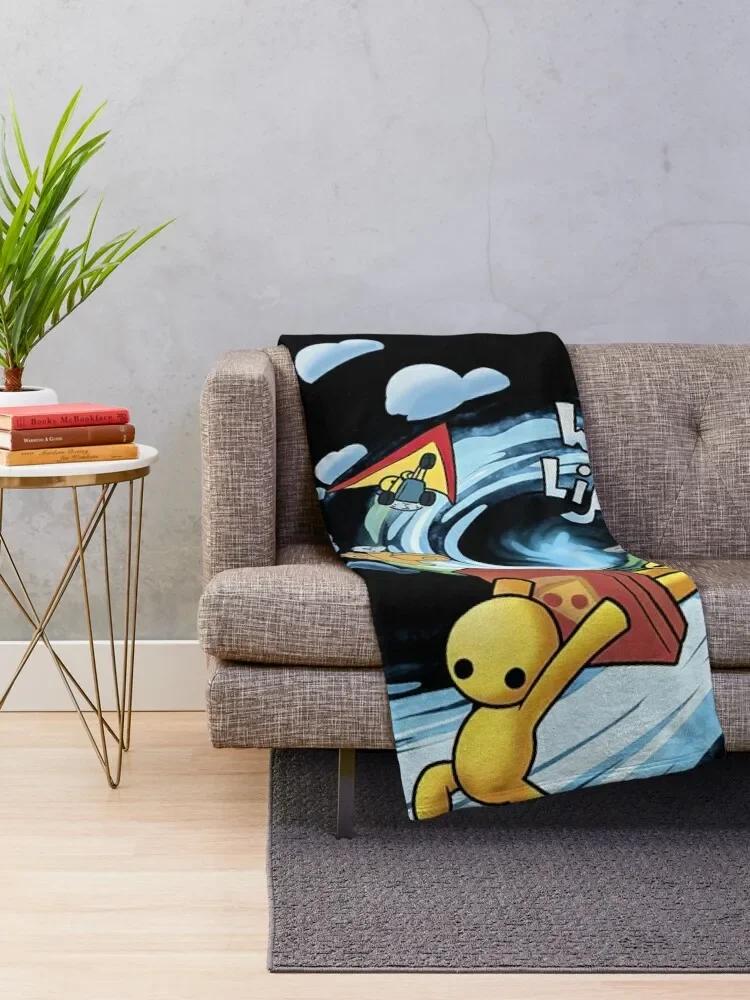 Wobbly Life Throw Blanket Decorative Throw Decorative Sofa Blankets