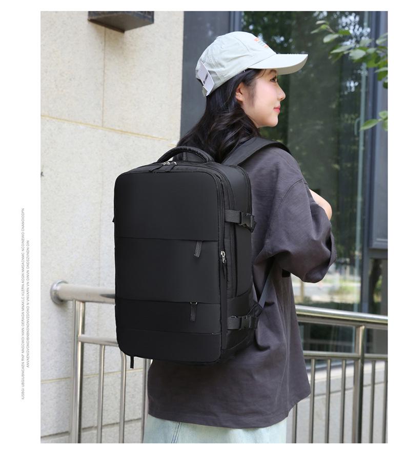 Mochila de Viaje Multifuncional de Gran Capacidad para Mujer - Ideal para Viajes de Negocios y Almacenamiento de Portátil