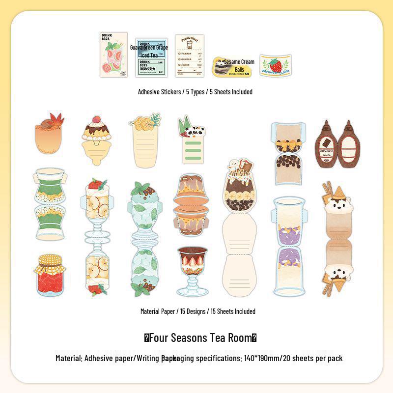 Infeel.Me Fresh Market Eleventh Edition DIY Journal Decoration Material Pack