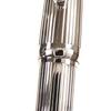 Excellent Cartier fountain pen Louis Cartier Godrons Silver 18K mens Used