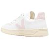 Veja V-12 Leder Weiß Rosa (Damen) Damen Sneaker VX0703131