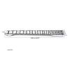 Guitar Neck Headless 25 Fret Maple Wood Smooth Natural Musical Dot Inlay Guitar Fingerboard Neck Solid Replacement Parts