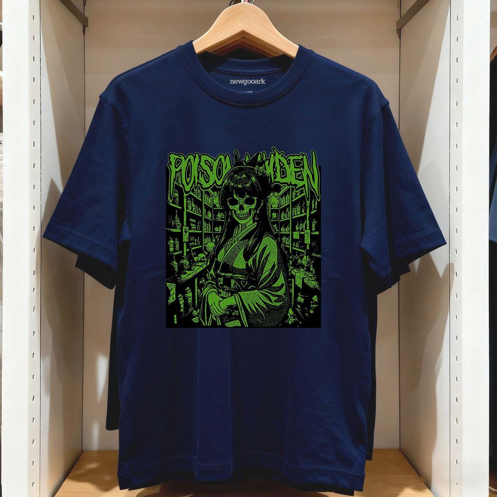 

The Apothecary Diaries Maomao Metal tshirt Harajuku Anime Women Unisex Vintage Printed Tshirt Cotton Oneck Adult Tops Tee 3XL