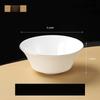 Gold Rim Bone China Rice Bowl Set