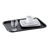 Plateau self-service et snack - Aps - Noir - 41 x 30,5 cm - Polypropylène - Rectangulaire