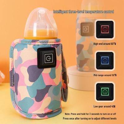 Tragbarer USB-Babyflaschenwärmer und isolierte Milchwärmhülle