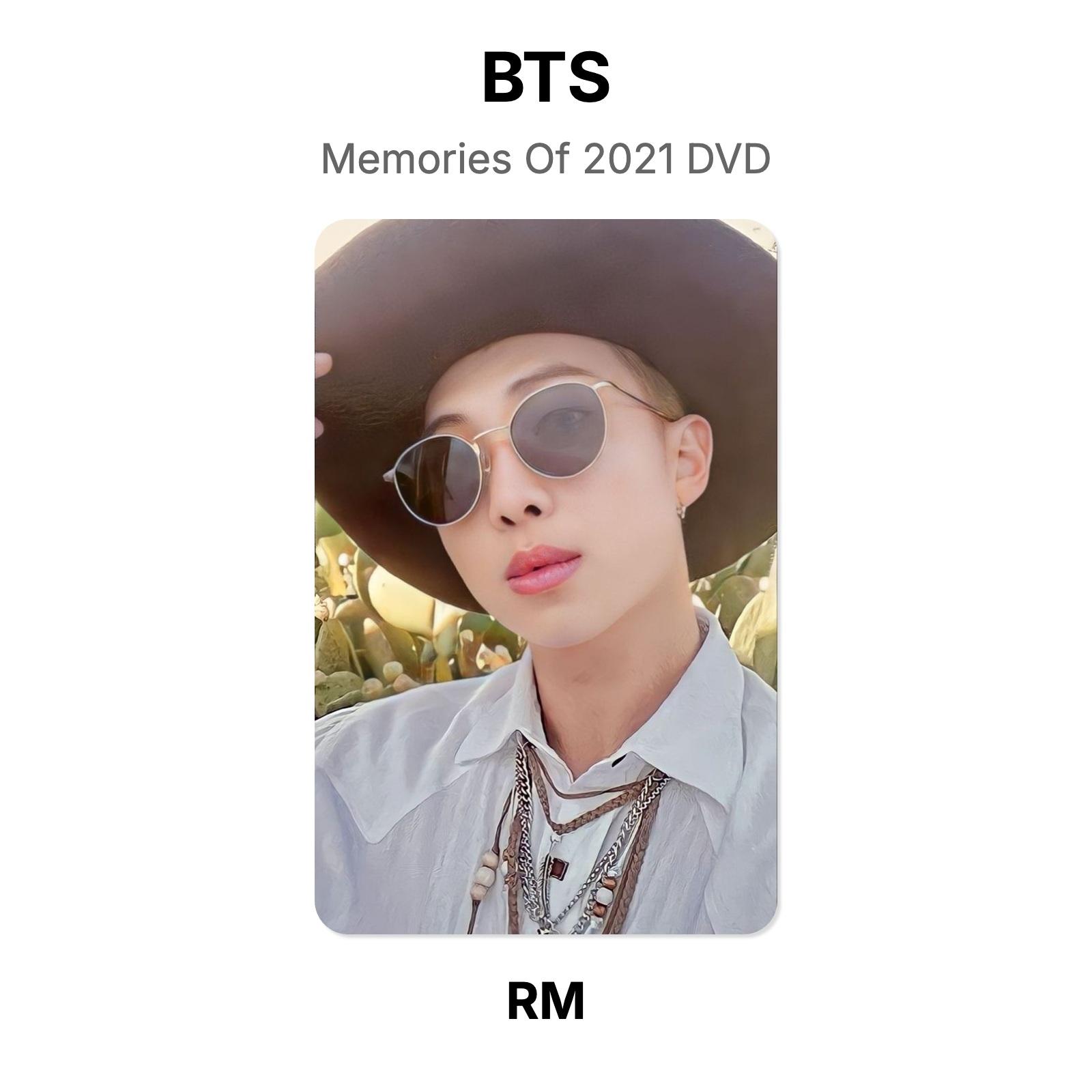 BTS Memories Of 2021 DVD Official Photocard RM