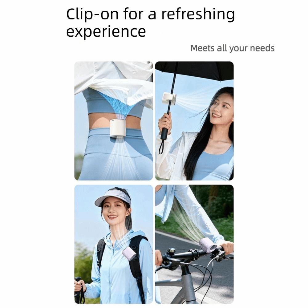 Ice Compress Cooling Mini Electric Fan 199 Speeds Adjustable Clip on Fan Gifts Cooling Fan  Desktop