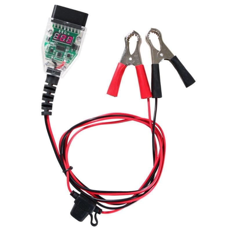 

Автомобильный OBD2 аварийный кабель питания Экономия памяти Инструмент обнаружения разъема аккумулятора