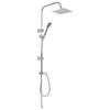 Double Head Shower Set with Handheld Shower Head Stainless Steel