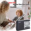 XHDATA D219 Portable Shortwave Wide FM Pocket AA Battery Emergency Easy Horizontal Japanese Instruction Manual Gray Radio, Compact, FM, AM, SW,