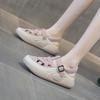 Sandals Women's New Leather Flat Bottom Bag Head Soft Sole Maternity Shoes Casual Fashion Outer Wear Color Matching Beach Sandals