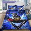 Super soft three-piece bedding set with a cool Spider-Man pattern  (1*Duvet Cover + 2*Pillowcase, Without Core)
