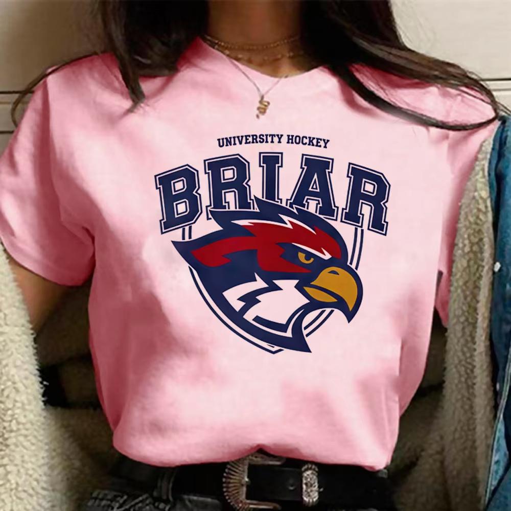 2026 TV Off Campus Briar University Graham 44 Eishockey Trikot T-Shirt Atmungsaktiv Streetwear Lässig Geeignet für Männer und Frauen 4XL brown