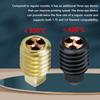 För Bambu Lab X1/P1P Munstycke 0.6 0.8 1.0Mm Härdat Stål Cht Kloning Mässingsmunstycke Uppgraderad Hotend Stål För Bambu Lab 3D-skrivare