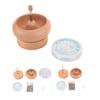 Wooden Bead Spinner Kit for Jewelry Making Effortless Rotating Beads Threader Bracelet Spinner Bowl