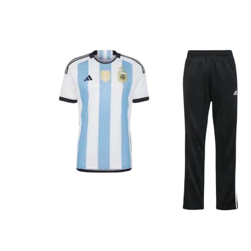 

Adidas Afa H Jsy D 3S Striped Pullover Short Sleeve Top And Mid Waist Long Pants Sports Set Men Sports Set TR30PR-BW+IB3597 S