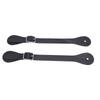 Paar Sporenriemen aus Synthetikleder Verstellbare Länge 22cm lang Western Cowboy Sporenhalter für