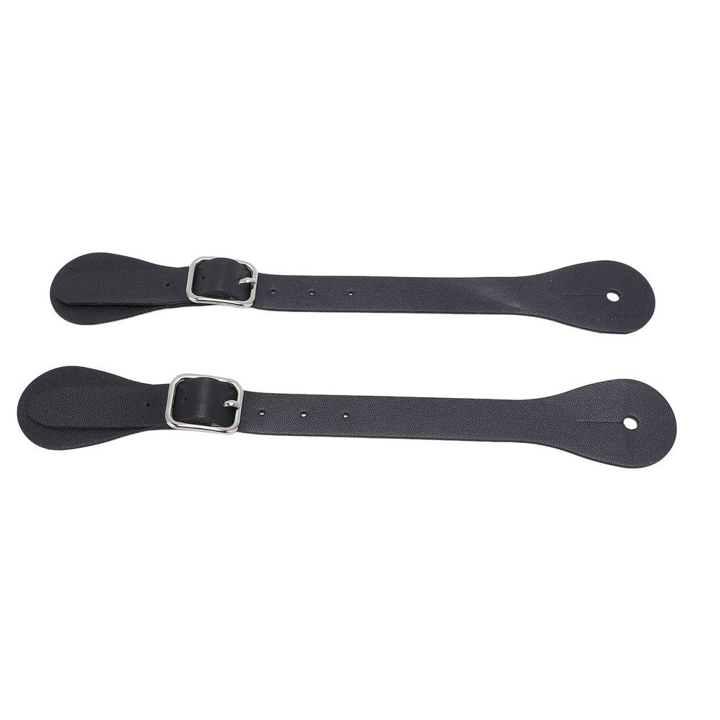 Paar Sporenriemen aus Synthetikleder Verstellbare Länge 22cm lang Western Cowboy Sporenhalter für