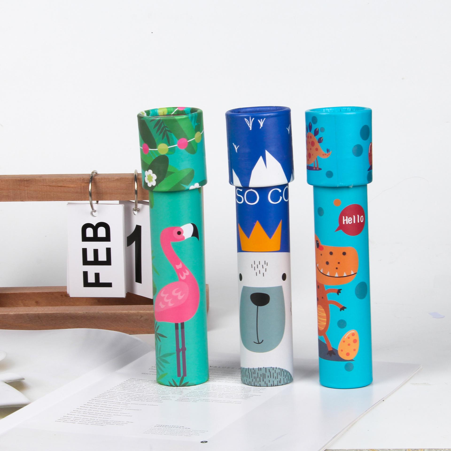 

Интерактивный логический вращающийся калейдоскоп, волшебные классические развивающие игрушки для детей, креативные детские подарки с героями мультфильмов