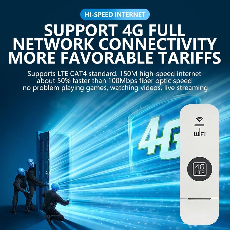 U6-G LTE 4G USB Modem for Global Use 4G USB Dongle SIM Card Slot Dongle 4G Modem Moboile Wi-Fi Wingle Wingle Hotspot