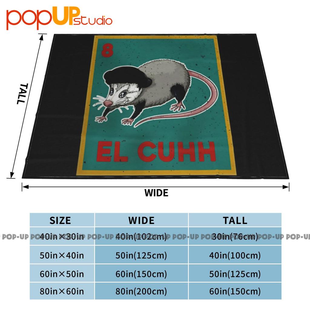 El Cuhh Funny Opossum El Cuhh Takuache Cuh Ultra-Soft Blanket Quilt Winter Sofa Cover Bed Covers