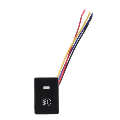 4 Pole 12V Push Button Switch with LED Background Indicator Light for Fog Light DRL LED Light Bar for Camry Tacoma Prado