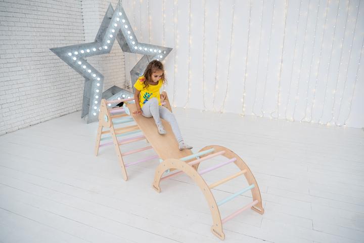 Woodiko Slide - Wood-Pastel