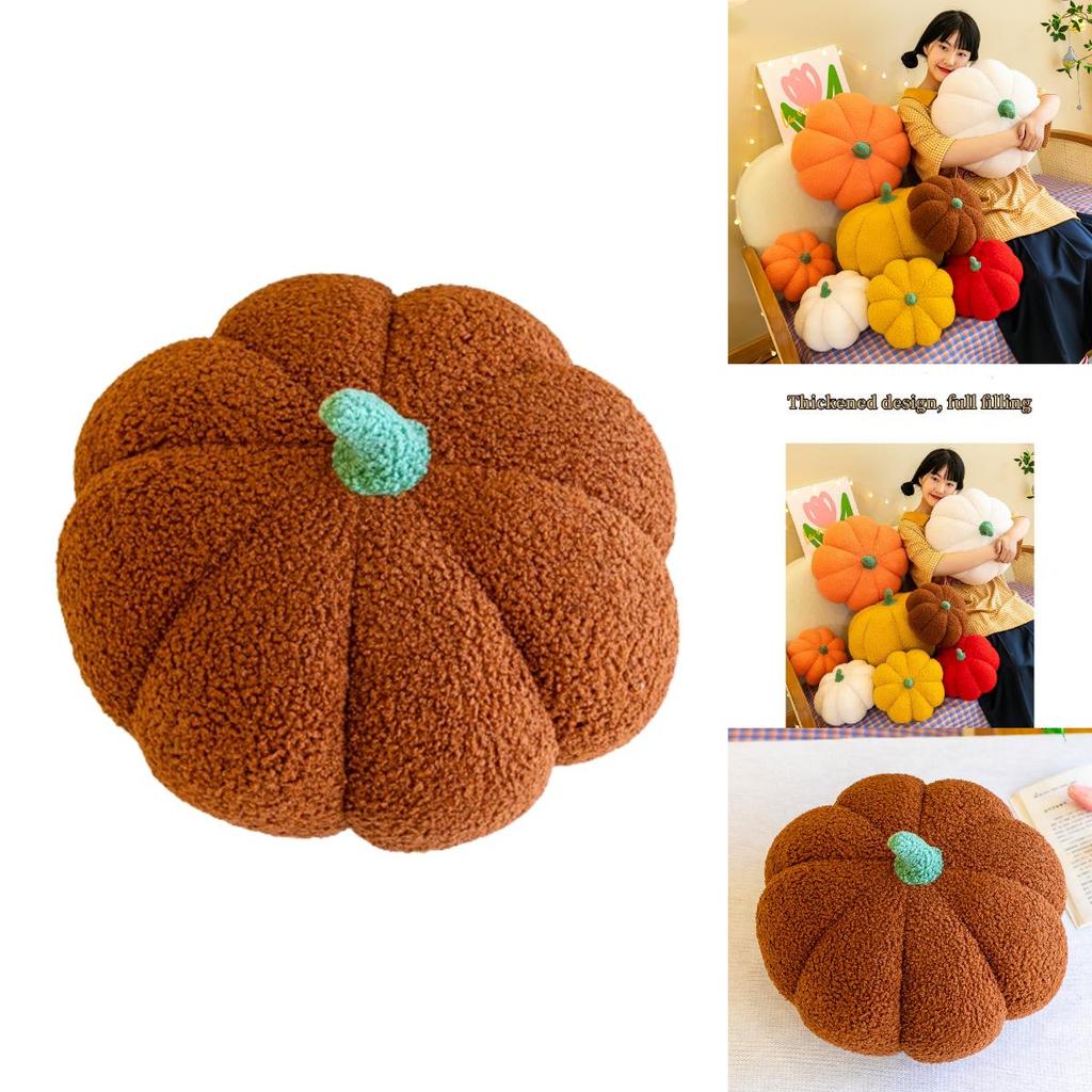 Cute Plush Pumpkin Pillow For Halloween And Home Decoration Soft And Skin-friendly Fabric