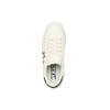MLB Chunky Classic Heel Dia Monogram Low top Skateboard Shoes Unisex White Black Sneakers 3ASXAM82N-50BKS