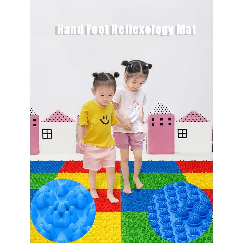 Massage Pad Plantar Finger Pressure Plate Foot Massage Sensory Toy Children and Adults Thickened To Relieve Tension Fun Game Mat