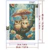 5d DIY Diamond Painting Cross Stitch Animal Owl Diamond Embroidery Mosaic Full Round Drill Home Decor