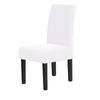 Stretch Dining Chair Covers Feature Textured Checked Jacquard Fabric Parsons Chair Slipcover Thick Chair Protectors