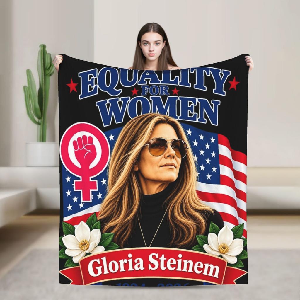 RIP Gloria Steinem Accessories Blanket Soft Fleece Throw Blanket Relax Plush Thin Quilt