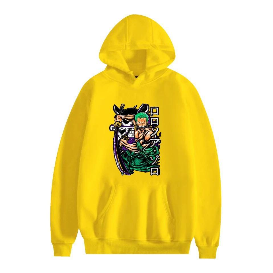 ONE PIECE Anime Hoodie Roronoa Zoro Hoodie Streetwear Kapuzenpullover Herren Damen Cosplay Sport