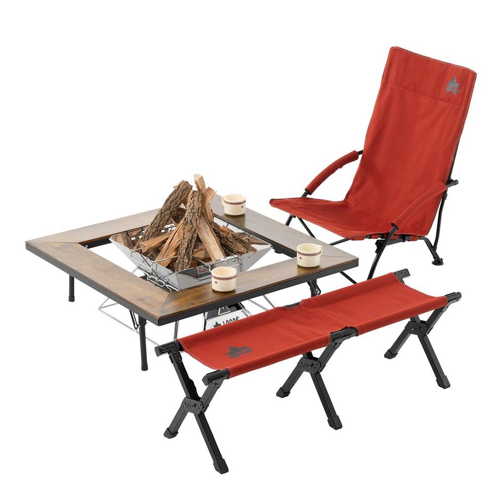 LOGOS Tradcanvas Flame-Retardant Brick Irori Bench 73173129