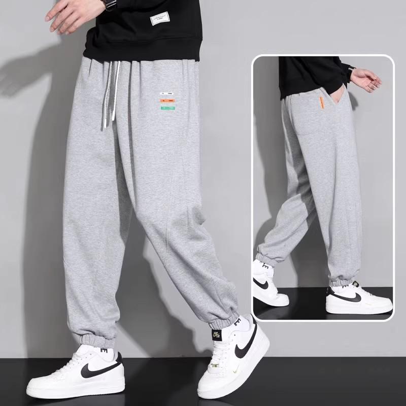 

Мужские повседневные спортивные брюки большого размера с флисовой подкладкой, свободного кроя, спортивный стиль 2025 4XL