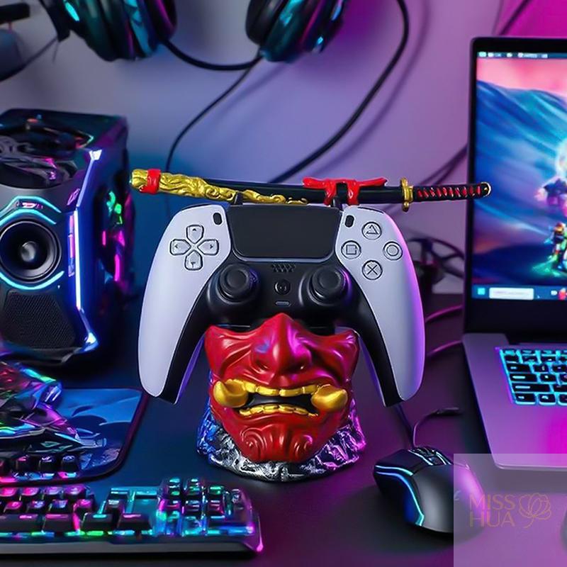 Creative Display Stands PS5 Controller Stand Unique Gamepad Holder Desktop Decoration Game Accessory Home Ornament