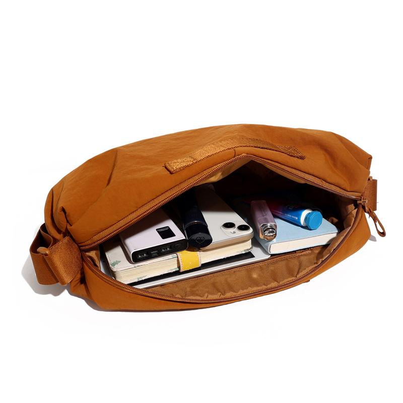 Men Crossbody Bag Large Capacity Chest Bag Women's Lightweight Shoulder Bag