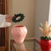 High-End Strawberry Ceramic Vase Cute Simulation Strawberry Ornaments  Living Room