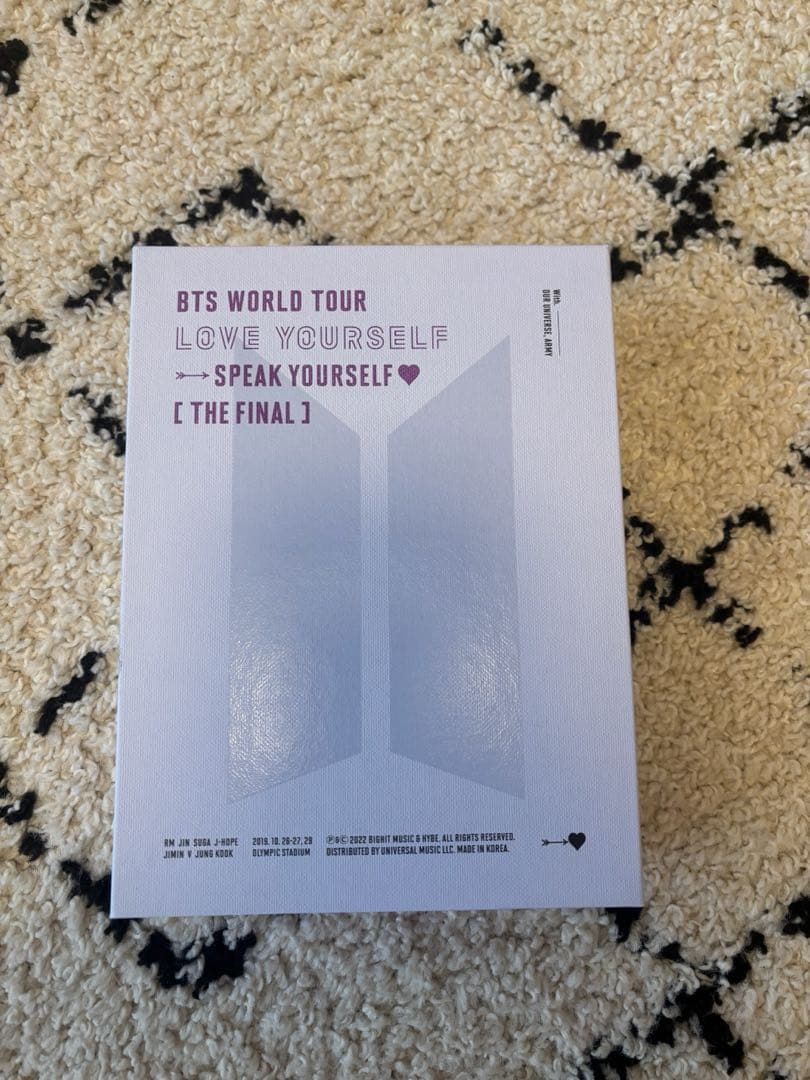 

[USED] BTS WORLD TOUR LOVE YOURSELF DVD